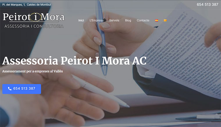 nova pàgina web