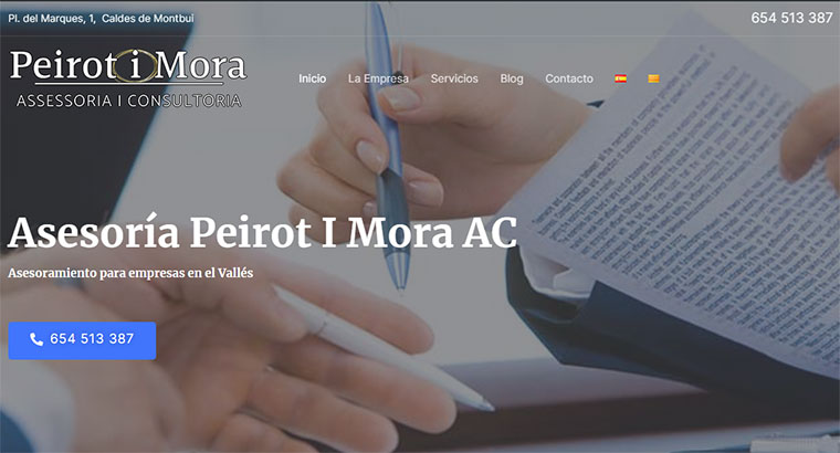 nueva página web